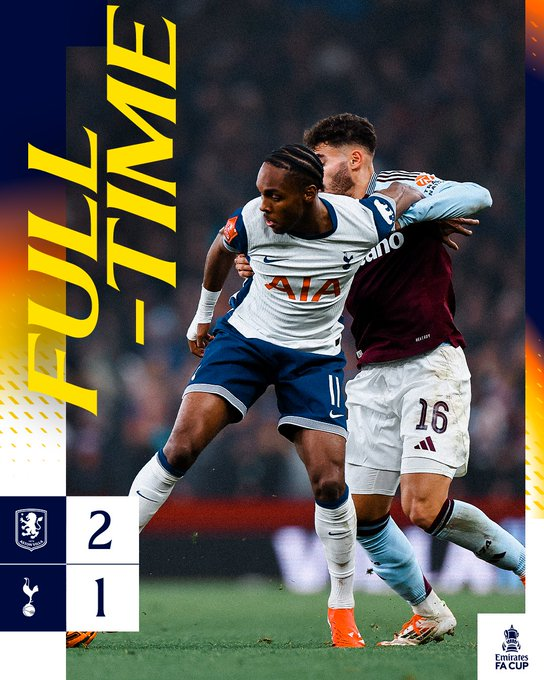 星空体育：维拉2-1热刺，顺利晋级足总杯16强
